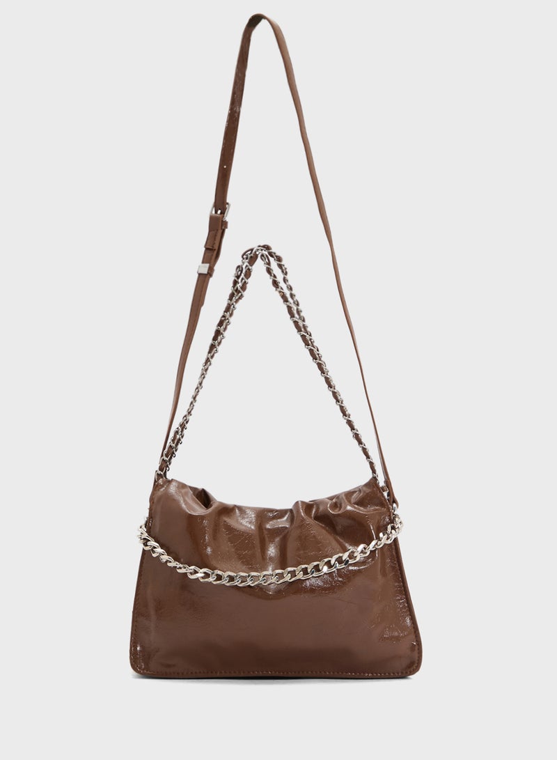 ايلا حقيبة يد بتأثير مجعد - Image 1