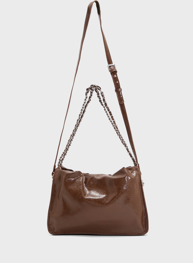 ايلا حقيبة يد بتأثير مجعد - Image 2