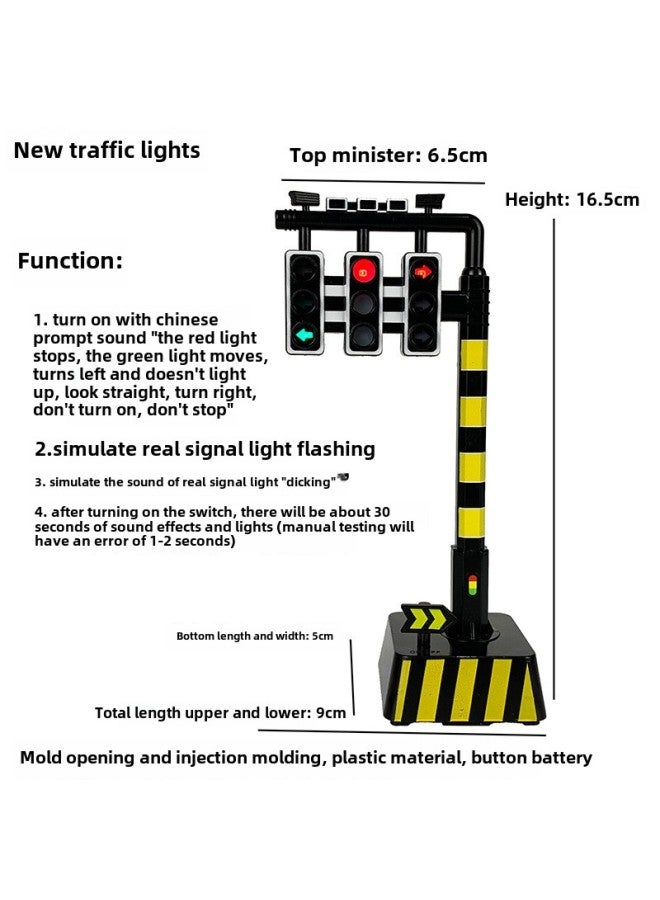 إسكدنيا إشارة مرورية لسرعة الطريق، مرآب انتظار السيارات، مخروط الطريق، نموذج سيارة، مشهد لعبة، زينة، علامات، لوحة ترخيص، تحت الأرض - اللون: إشارات مرور جديدة - Image 1