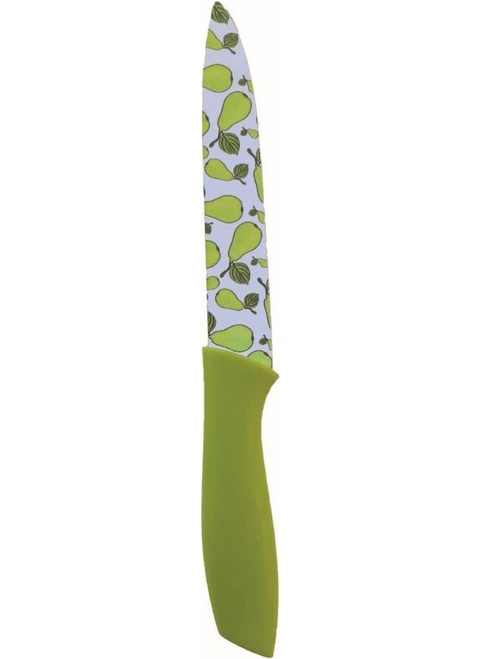 HELLOVE Green Ceramic Coated Chopping Knife Fruit Vegetable Knife Multi-Purpose Kitchen  - Image 2