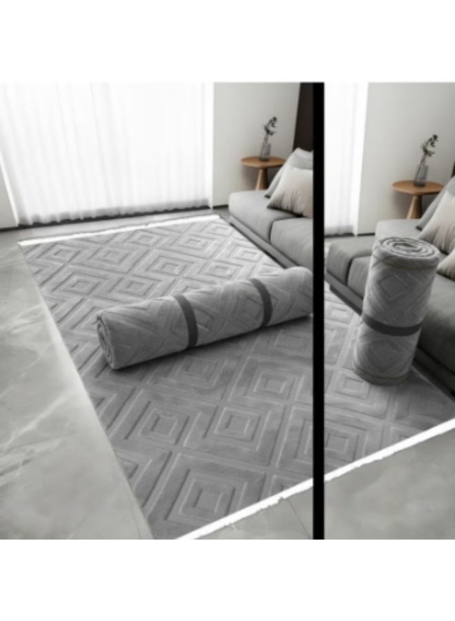 Luxury Rug (280 x 180 cm) – Custom-designed rug featuring a soft, raised texture; ideal for formal sitting areas, living rooms, and reception halls. High-quality flooring decor suitable for homes, apartments, and villas. - Image 4