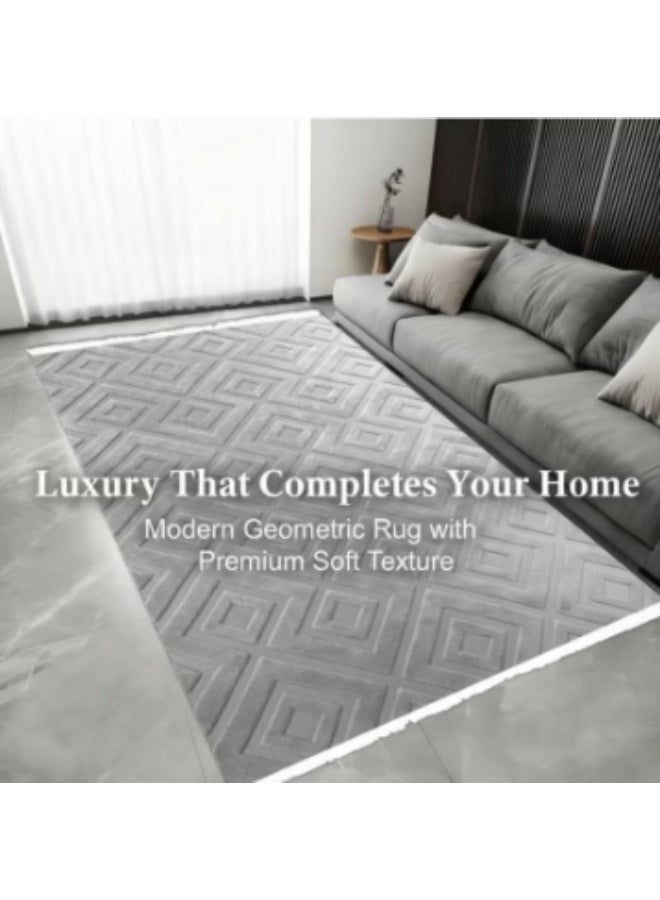 Luxury Rug (280 x 180 cm) – Custom-designed rug featuring a soft, raised texture; ideal for formal sitting areas, living rooms, and reception halls. High-quality flooring decor suitable for homes, apartments, and villas. - Image 5