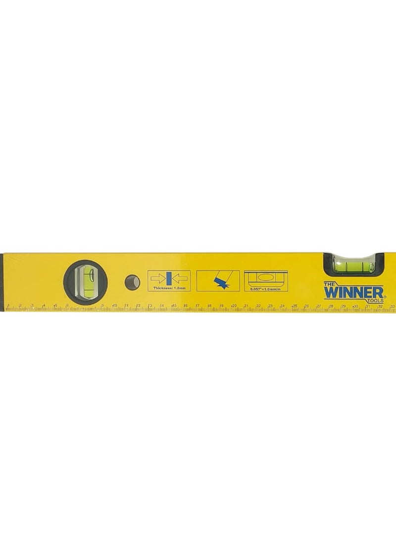 THE WINNER TOOLS Spirit Level Water Level Tool Water Scale Carpentry Water Level Tube Aluminum Body 600mm  - Image 2