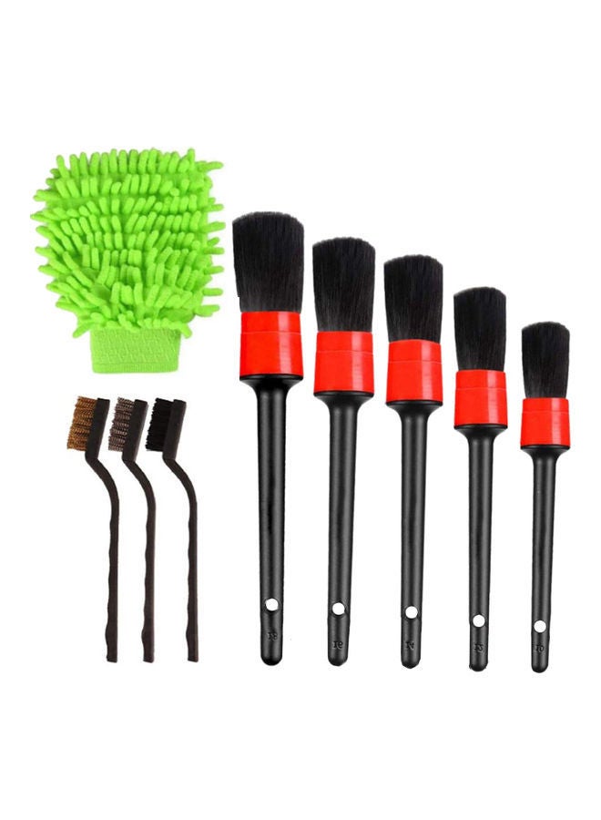 نيبمينينت طقم فرش لتنظيف السيارة مكون من 9 قطع. متعدد الألوان 27.00x6.00x17.00سم - Image 1