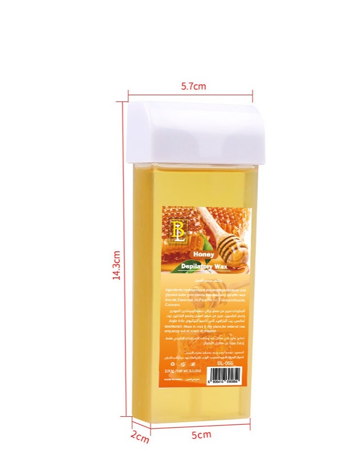 BOLAND LAURA Hair removal kit includes a heating device, 2 wax rolls, pre- and post-hair removal spray, and 100 wax strips. - Image 3