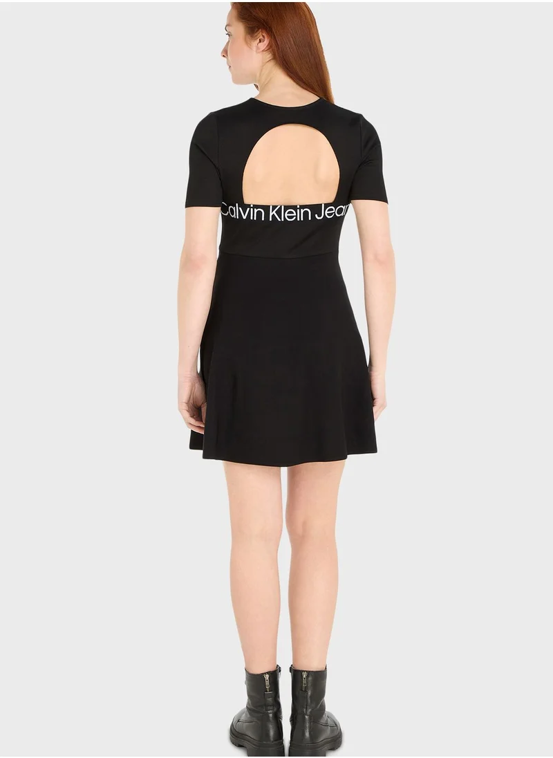 Calvin Klein Jeans Short sleeves mini dress