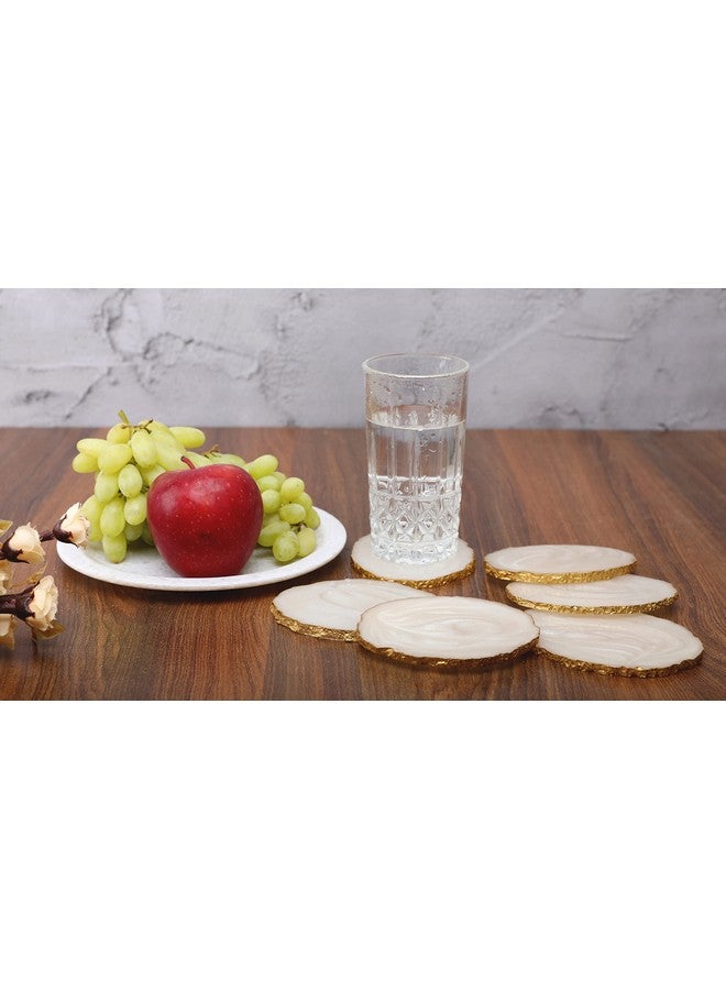 RICHTER Pearl White Coasters - Image 1