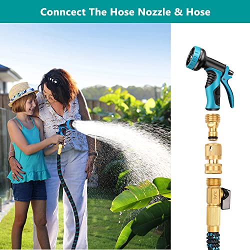 Finest Garden Hose Quick Connector, Solid Brass 3/4 Inch Thread Fitting No-Leak Water Hose Female and Male Easy Connect (6 Sets) - Image 4