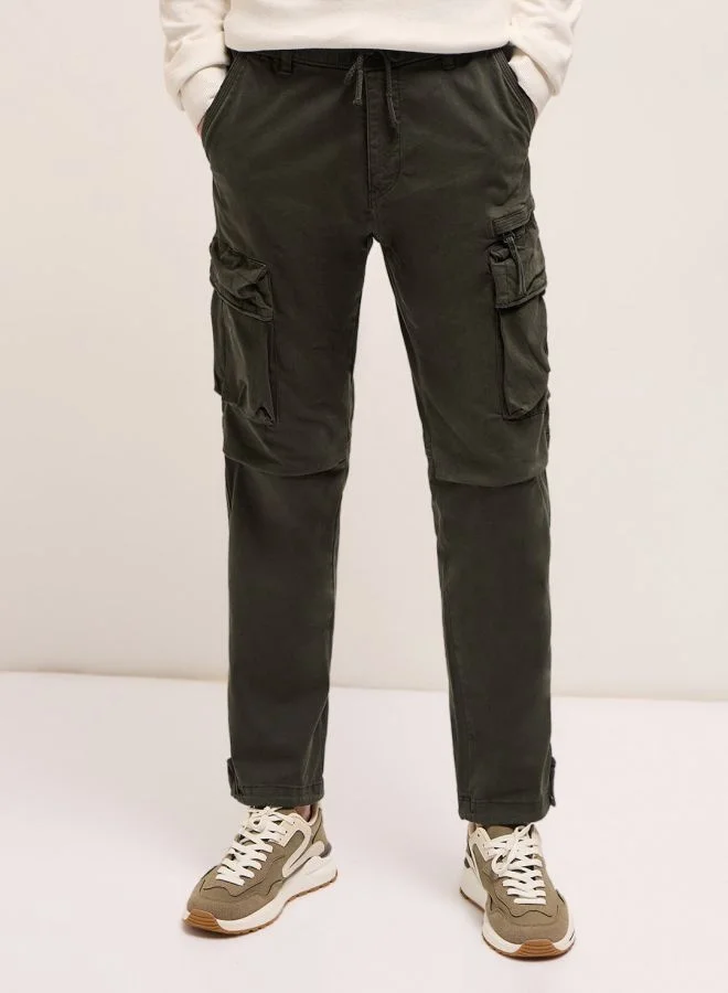 THE BEAR HOUSE Men's Rugged Cargo Pants – Durable, Comfortable, Multi-Pocket Design for Work, Outdoor Adventures, Hiking, and Everyday Wear