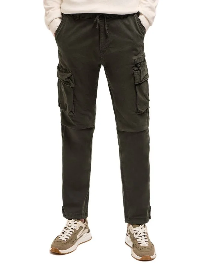 THE BEAR HOUSE Men's Rugged Cargo Pants – Durable, Comfortable, Multi-Pocket Design for Work, Outdoor Adventures, Hiking, and Everyday Wear