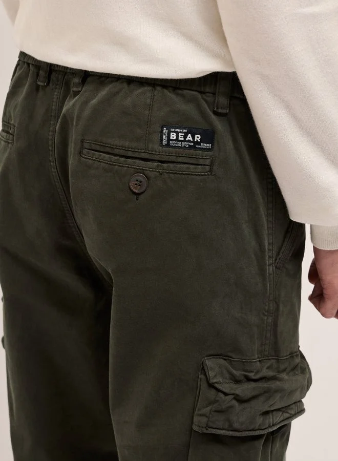 THE BEAR HOUSE Men's Rugged Cargo Pants – Durable, Comfortable, Multi-Pocket Design for Work, Outdoor Adventures, Hiking, and Everyday Wear