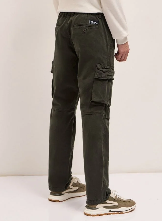 THE BEAR HOUSE Men's Rugged Cargo Pants – Durable, Comfortable, Multi-Pocket Design for Work, Outdoor Adventures, Hiking, and Everyday Wear