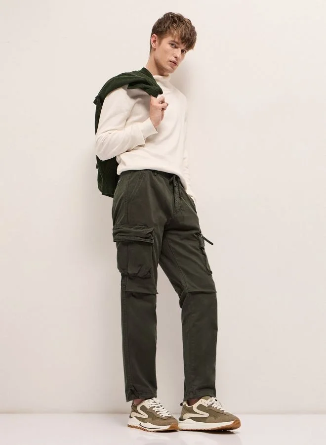 THE BEAR HOUSE  Men's Rugged Cargo Pants – Durable, Comfortable, Multi-Pocket Design for Work, Outdoor Adventures, Hiking, and Everyday Wear for Men | Best Price UAE