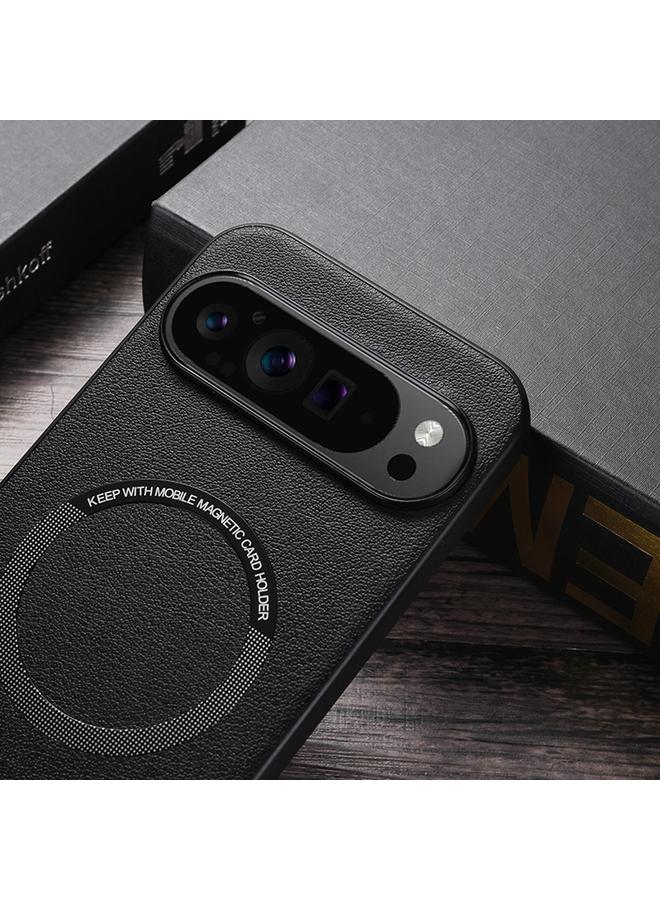 The Bros حافظة هاتف لجوجل بيكسل 9 مع حلقة مغناطيسية من ماغسيف بتصميم جلد - Image 4