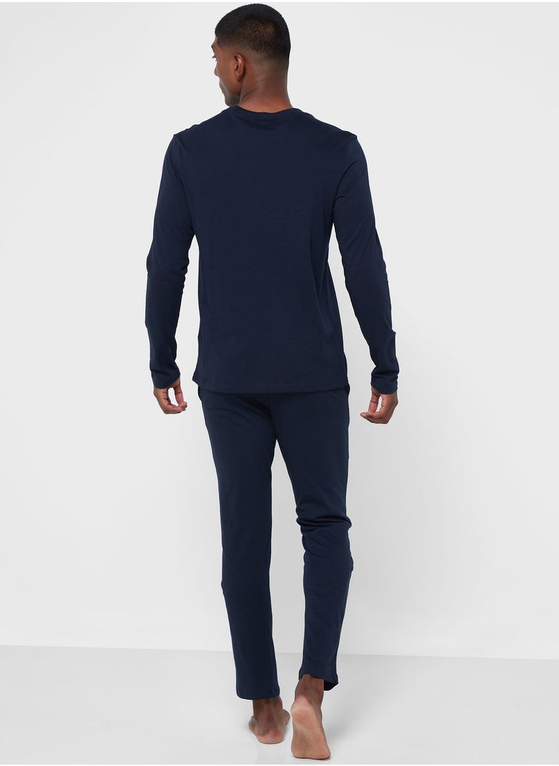 JACK & JONES - Logo T-Shirt & Sweatpants Set - Image 1