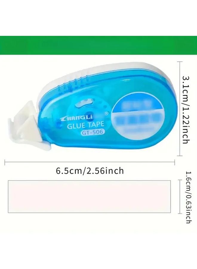 Double Sided Washable Correction Tape No Residue Strong Adhesive Random Color - Image 3