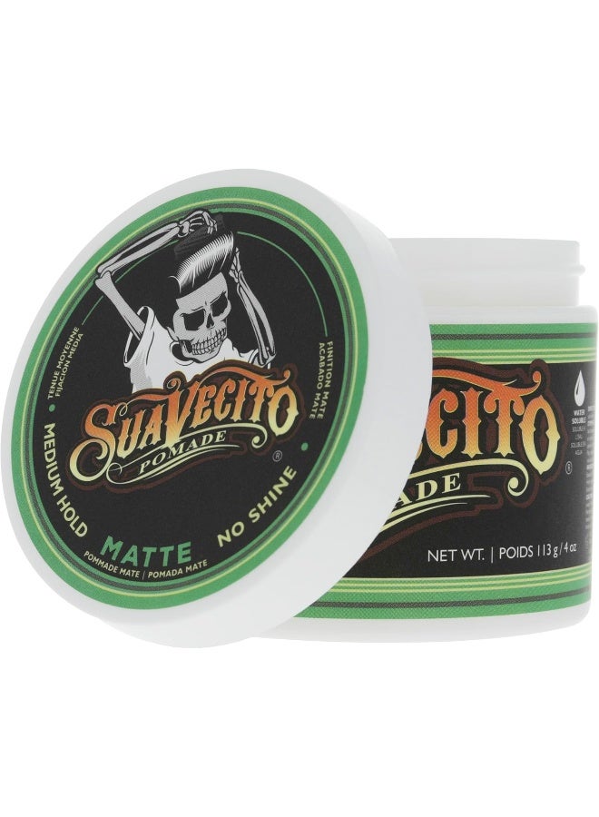 SUAVECITO Shine-Free Matte Pomade For Men, 4 Ounce - Image 5