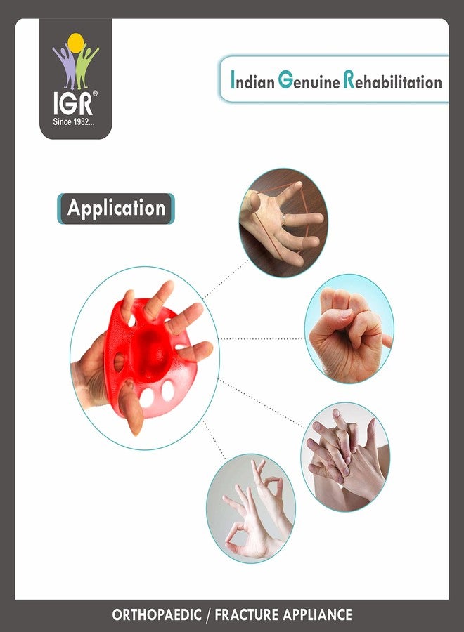 IGR جهاز تمرين أصابع جل دائري الشكل من IGR - أحمر (متوسط إلى صعب) - 1 - Image 4