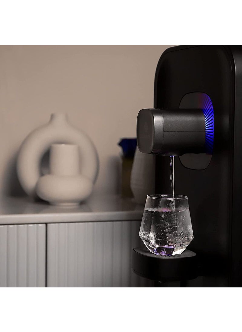 Wisewell - WISEWELL Water Purifier Unit I Installation-Free I Full Spectrum Filtration I Carbon+ RO + Mineral + UV Filtration | 3 Different Temperatures I PH Neutral Water (black) - Image 1
