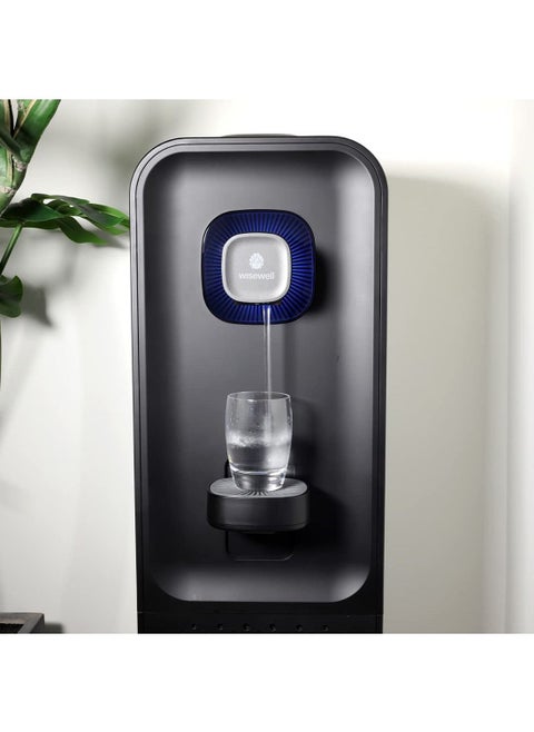 WISEWELL Water Purifier Unit I Installation-Free I Full Spectrum Filtration I Carbon+ RO + Mineral + UV Filtration | 3 Different Temperatures I PH Neutral Water (black)