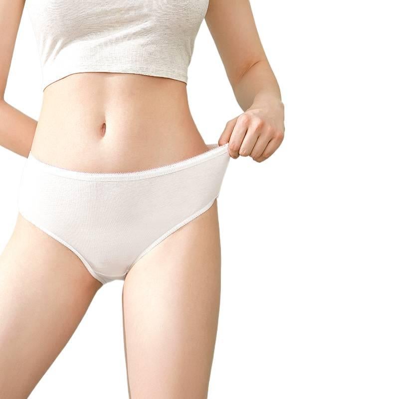 60 Pack Disposable Underwear Men Cotton Sterile Travel No Wash Size L for 45kg 55kg for Desk Setup - Image 3