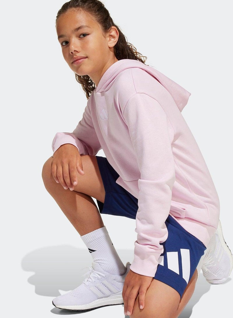 adidas أساسيات سويت شيرت بغطاء رأس للجنسين - Image 4