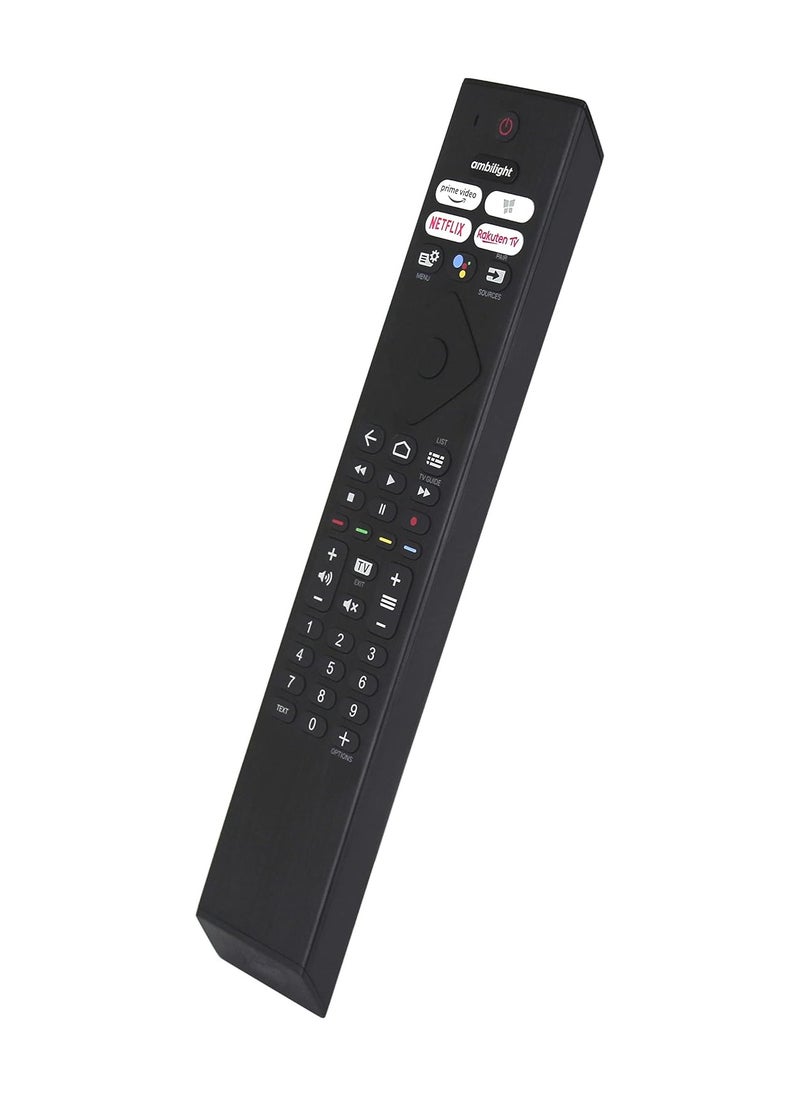 SNW - Universal Voice Remote Control Compatible for PHILIPS Smart 4K 8K UHD HDR LED LCD Tv'S 55PUS943512FZ1 65OLED806/12 65OLED856/12 65OLED93512 65OLED936/12 65OLED986/12 - Image 1