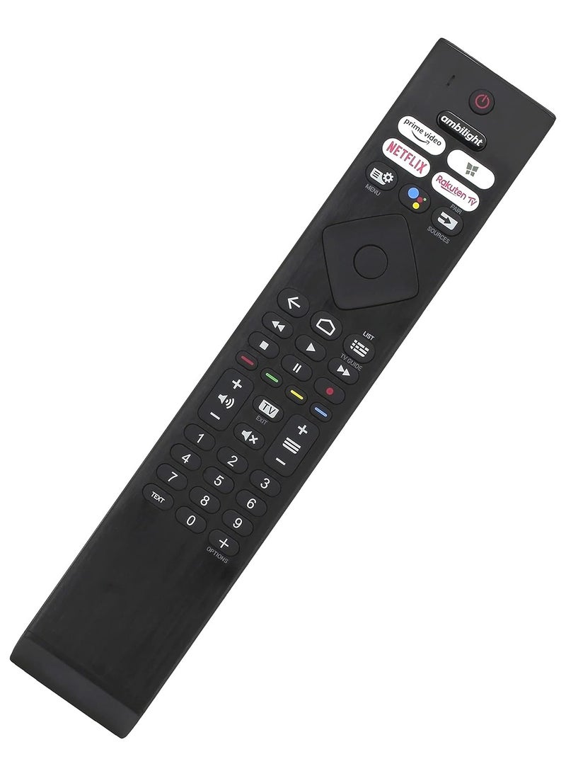 SNW - Universal Voice Remote Control Compatible for PHILIPS Smart 4K 8K UHD HDR LED LCD Tv'S 55PUS943512FZ1 65OLED806/12 65OLED856/12 65OLED93512 65OLED936/12 65OLED986/12 - Image 1