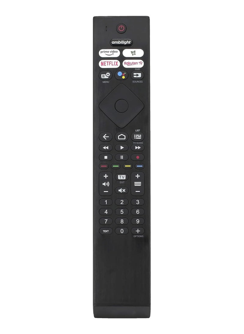 SNW - Universal Voice Remote Control Compatible for PHILIPS Smart 4K 8K UHD HDR LED LCD Tv'S 55PUS943512FZ1 65OLED806/12 65OLED856/12 65OLED93512 65OLED936/12 65OLED986/12 - Image 1