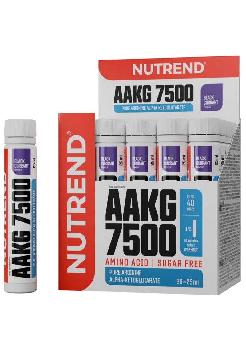 AAKG 7500 25 ml x 20 Pcs Blackcurrant
