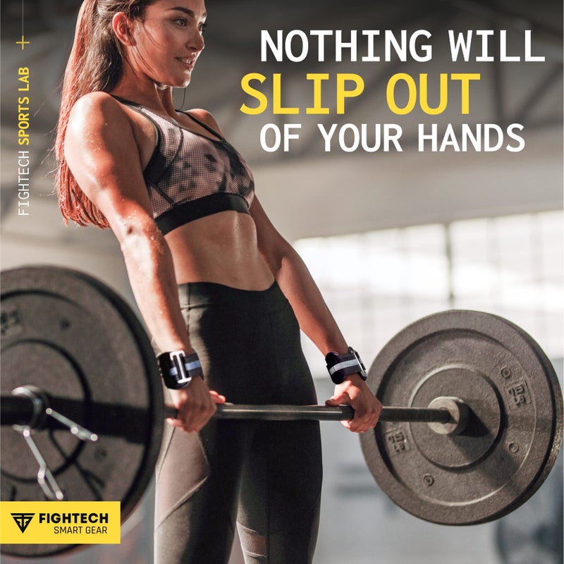 Fightech Weightlifting Hooks & Pull-Up Grips - Versatile Lifting Hooks With Durable Hook Straps For Power Hooks Support  Enhanced Lifting Grips For Maximum Strength Training (Blk) - Image 5