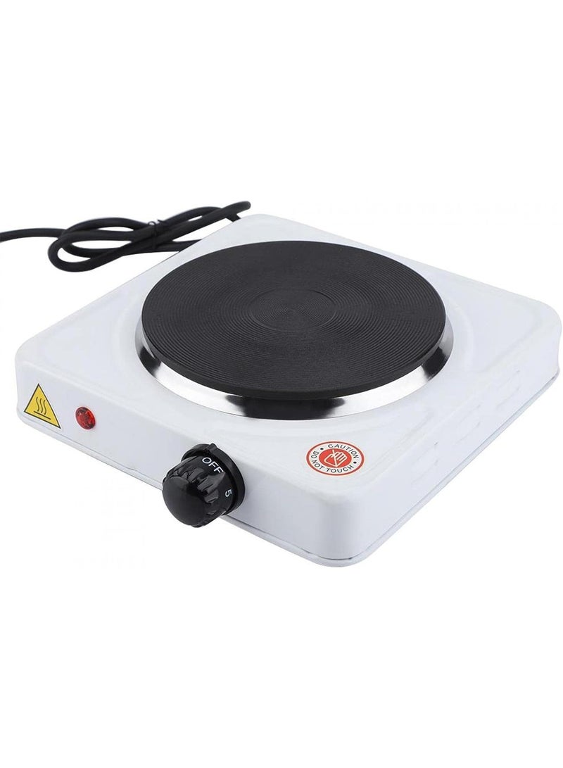 بوتاجاز مسطح كهربائي بعين واحدة  1000 وات  تصميم مدمج وسهل الحمل للاستخدام المنزلي والمكتبي - Image 2