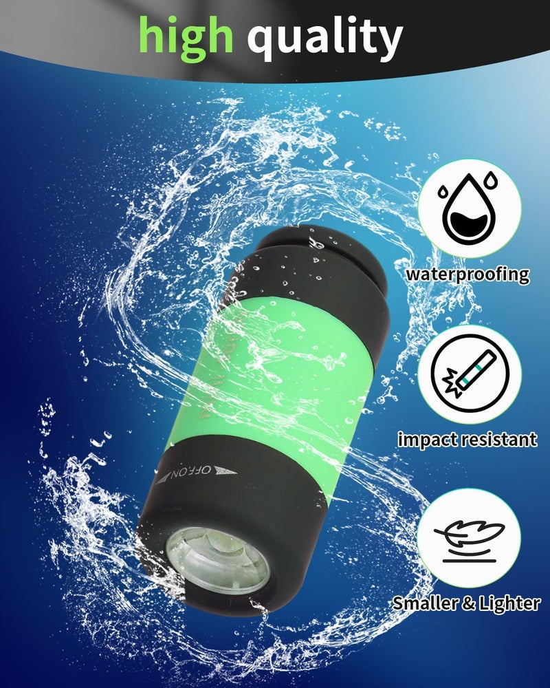 UCEC 8 Pack EDC Mini Torch Keyring - Rechargeable Keychain Flashlight, USB LED Super Bright - Image 4