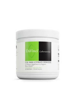 Davinci DaVinci Labs Cal-Mag Citrate Powder - Supports Bone Health* - Dietary Supplement with Vitamin D2, Magnesium & Calcium - Vegetarian - Gluten-Free - 30 Servings  - Image 1