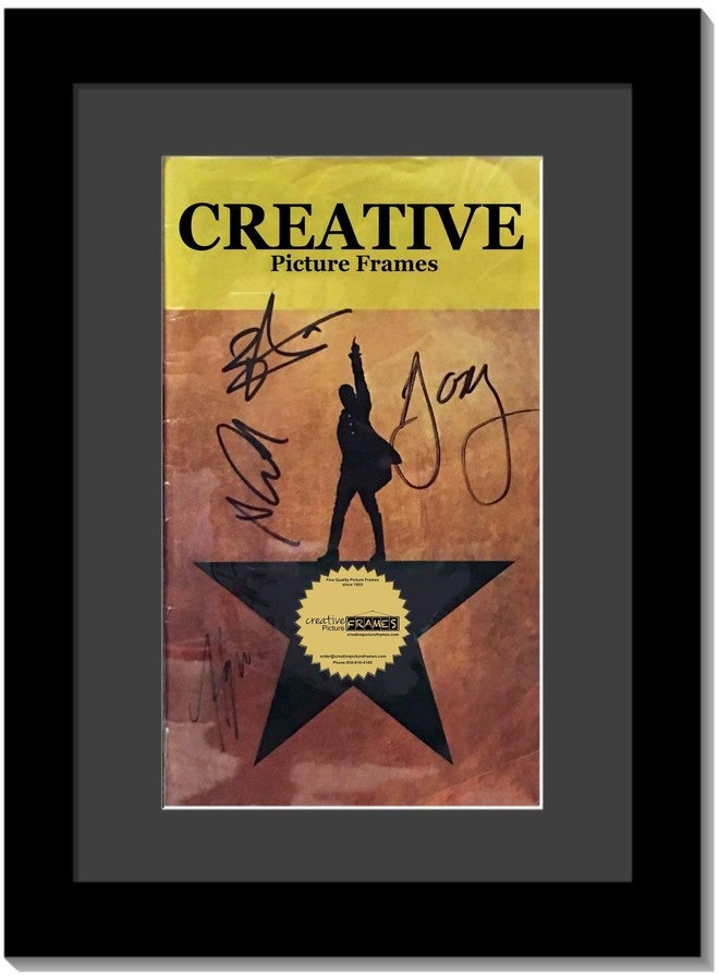 Creative Picture Frames [8.5x11bk-b Black Theatre Frame with Black Matting, Holds 5.5x8.5-inch Media with Installed Hanger and Stand (Theatre Bill Not Included) - Image 2