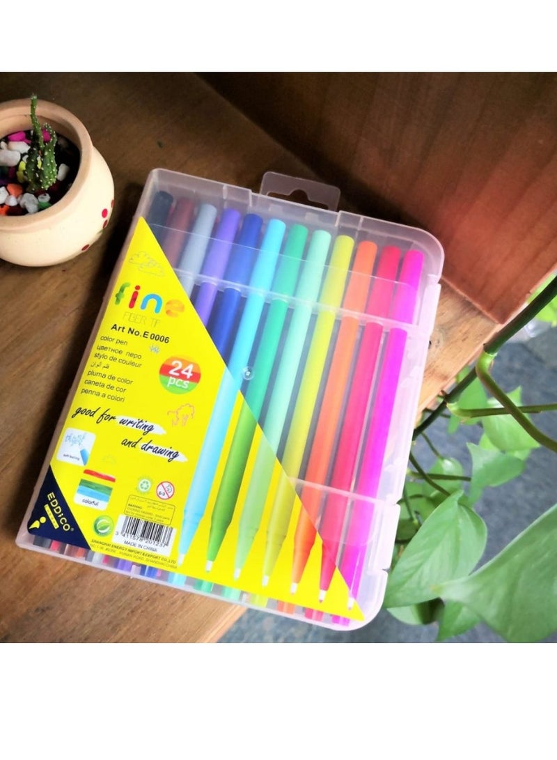 Generic EDDICO 24 Color Fine Liner  Contouring Colors  - Image 1