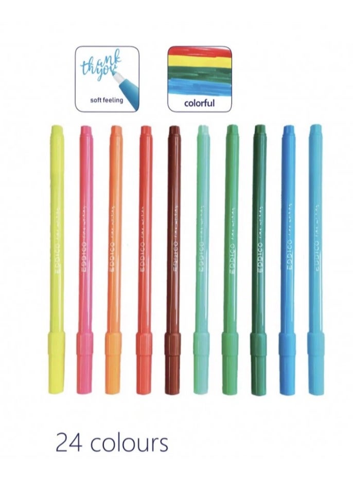 Generic EDDICO 24 Color Fine Liner  Contouring Colors  - Image 4