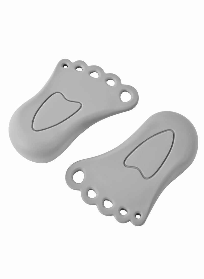 Excefore Rubber Door Stopper Security Door Stop Wedge Door Wedge For Door Gaps And Prevents Locking, Door Stop Wedge For All Floor Types And Carpet Heavy Duty Door Clip 2 Piece - Image 1