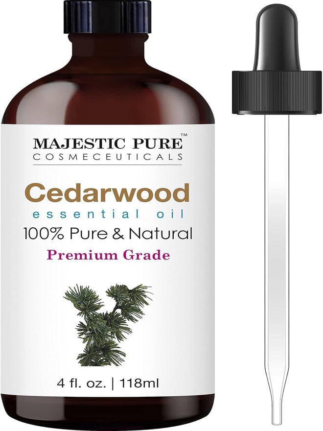 Majestic Pure زيت خشب الأرز النقي من ماجستيك بيور مع قطارة زجاجية، 118 مل - Image 1