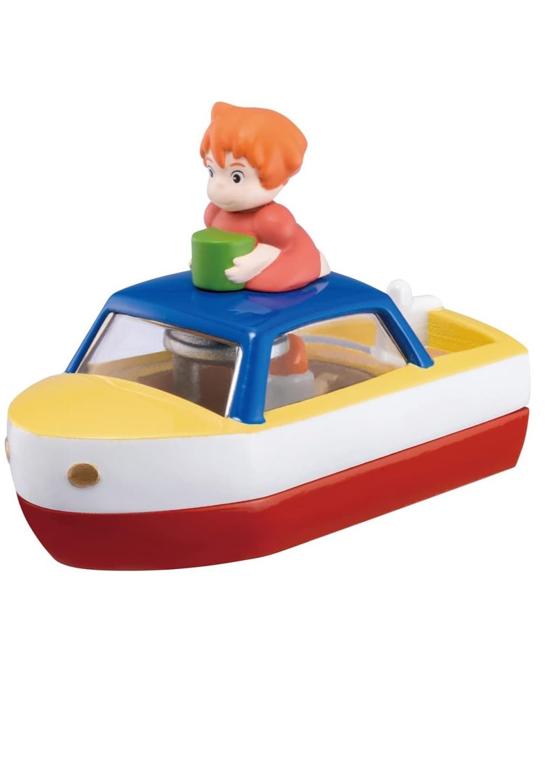 Pom Boat Toy, Lightweight And Durable Kids Boat Toy, Long Lasting Ponyo On The Cliff Children Ship Toy, Safe And Reliable Toddlers Fun Toys, (Pack Of 2pcs) - Image 1