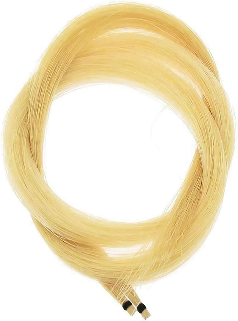 KAIY 2 Hanks Mongolian Horse Bow Hair for Violin, Professional Violin Bow Hair Made of Genuine, 29.5 Inch Natural White - Image 1