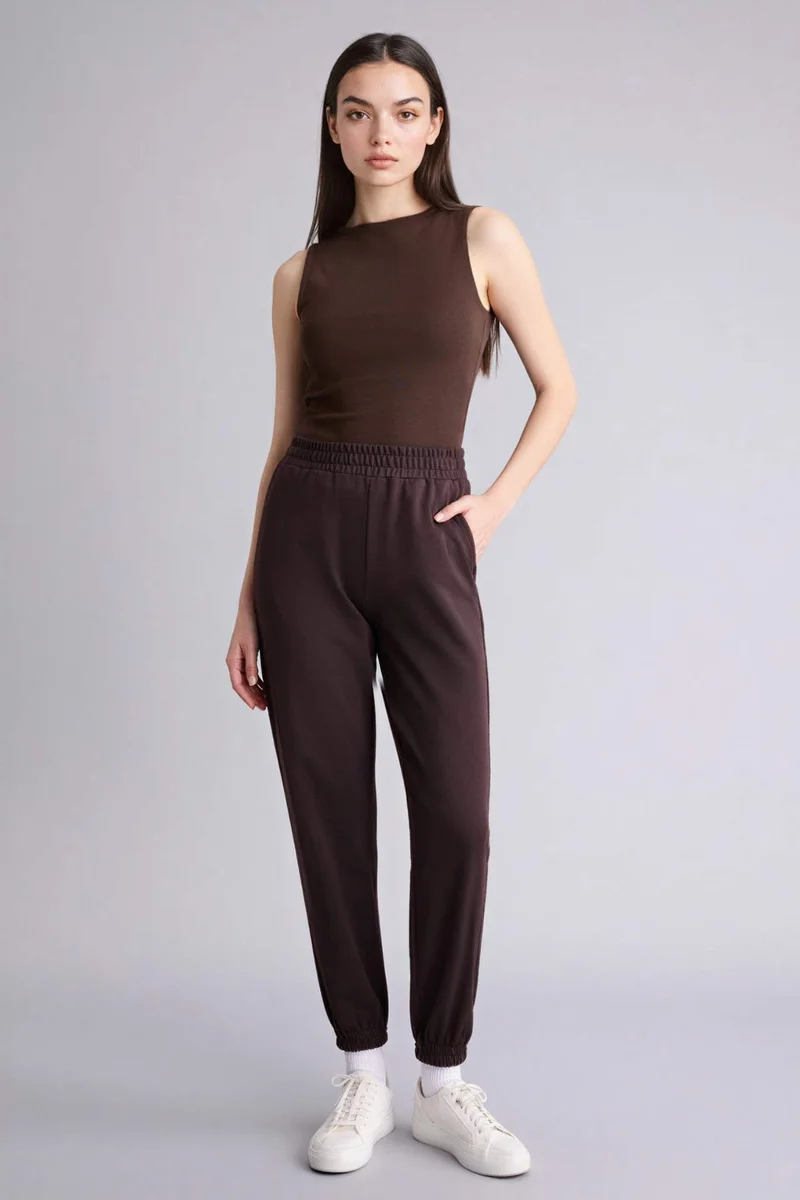 ديفاكتو jogger Basic Thin Sweatshirt Fabric Trousers