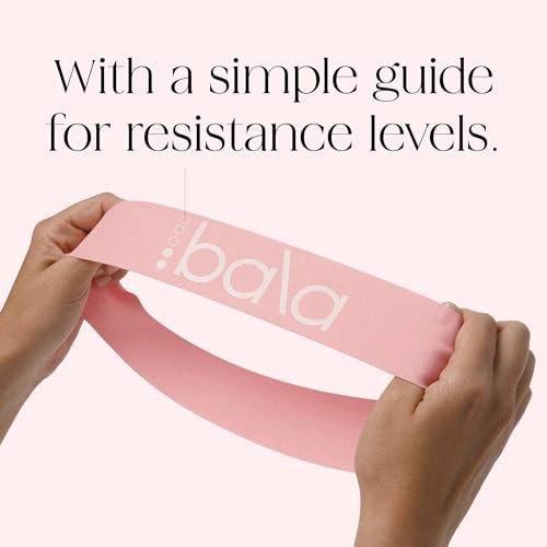 Bala Booty Bands Resistance Bands for Women & Men, 5-Pack - Elastic Exercise Bands for Working Out - Wrist, Ankle, Legs & Booty Bands - Workout Resistance Bands for Yoga, Pilates, Strength Training - Image 3