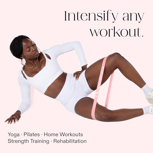 Bala Booty Bands Resistance Bands for Women & Men, 5-Pack - Elastic Exercise Bands for Working Out - Wrist, Ankle, Legs & Booty Bands - Workout Resistance Bands for Yoga, Pilates, Strength Training - Image 4