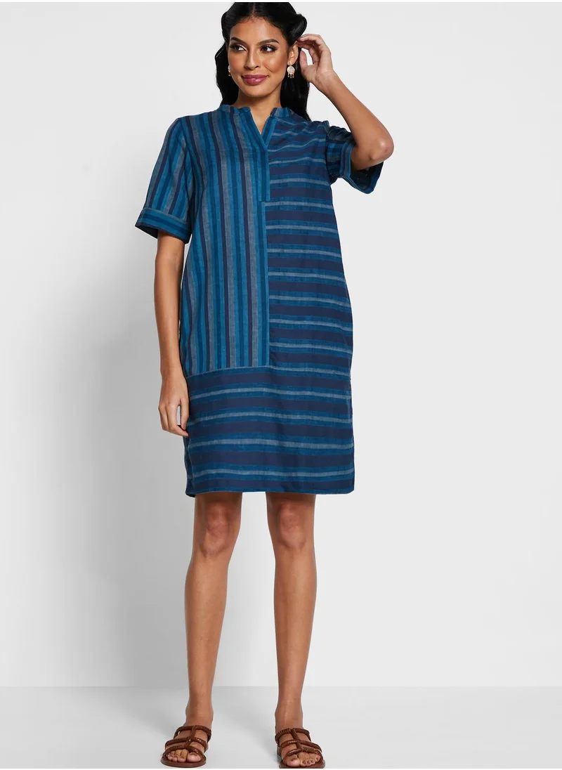 Fabindia Cotton Printed Knee Length Dress