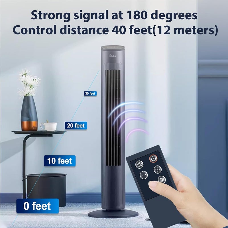جهاز تحكم عن بعد جديد للمروحة من Black & Decker + مروحة برج رقمية 36 بوصة BFTR36B - Image 4