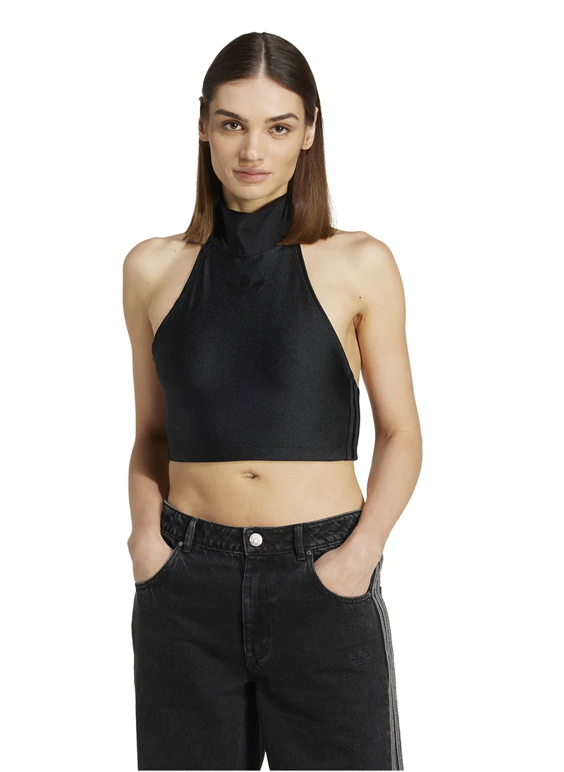 adidas Originals Tie-Neck Crop Top