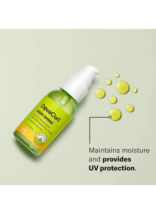 DevaCurl - High Shine® Anti-Frizz Nourishing Oil, Bright Breeze, 1.7 fl. oz. - Image 1