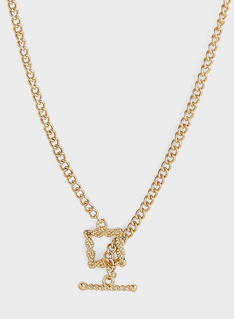 ELLA Toggle Chain Bracelet And Necklace Set