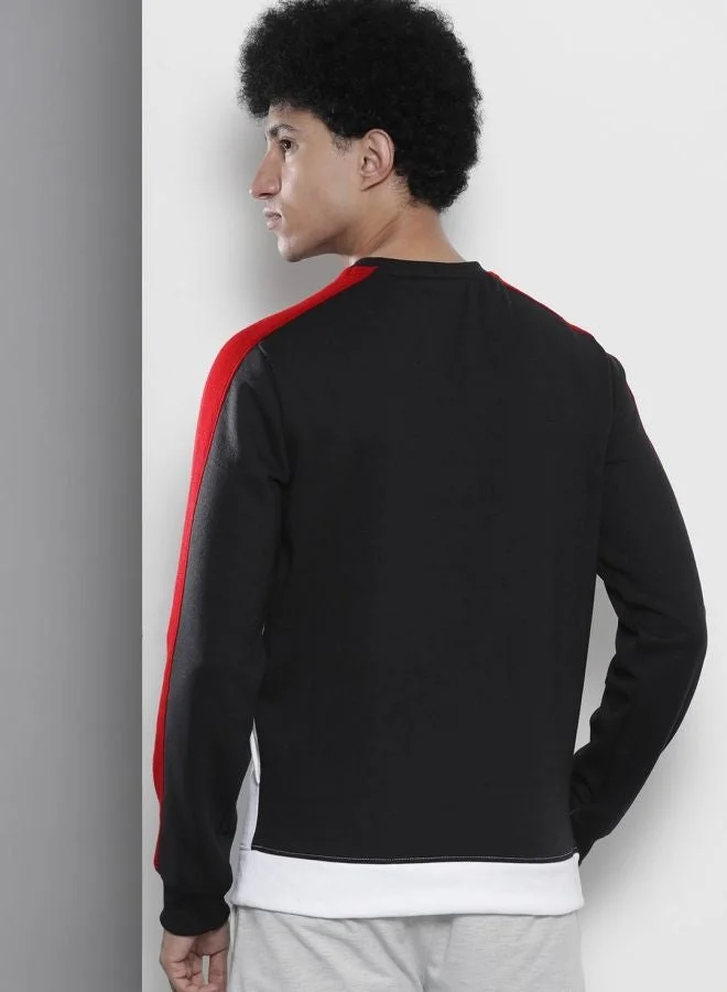 The Indian Garage Co  The Indian Garage Co Men Regular Fit Solid Crew Neck Full Sleeves Sweatshirt  | Best Price UAE